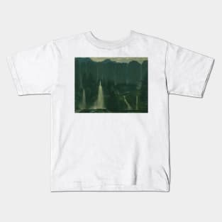 Many Waters by Arthur Bowen Davies Kids T-Shirt